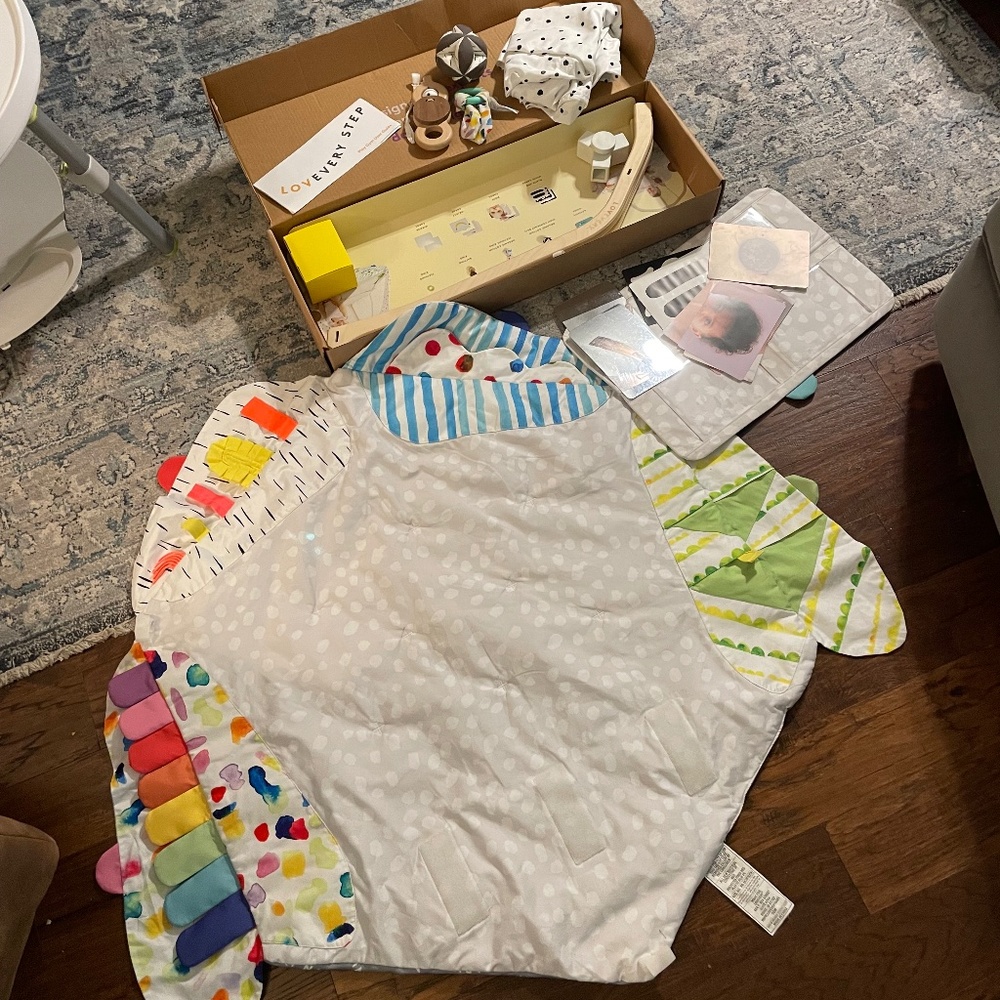 Lovevery play gym with canopy